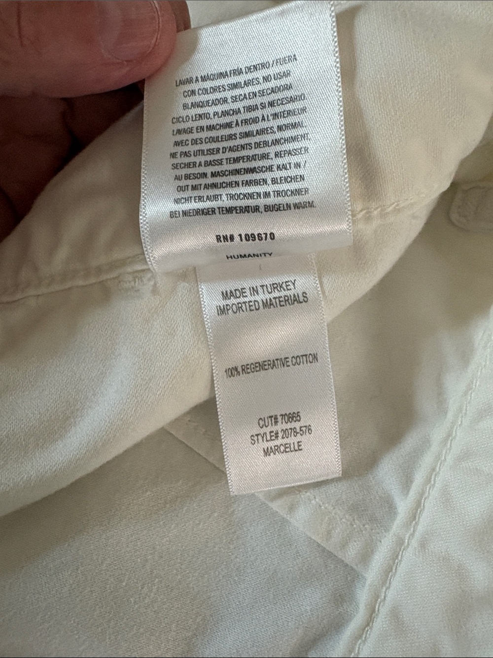 Citizens of Humanity Marcelle cargo pants in color Almonette. Size 28 - Picture 8 of 10